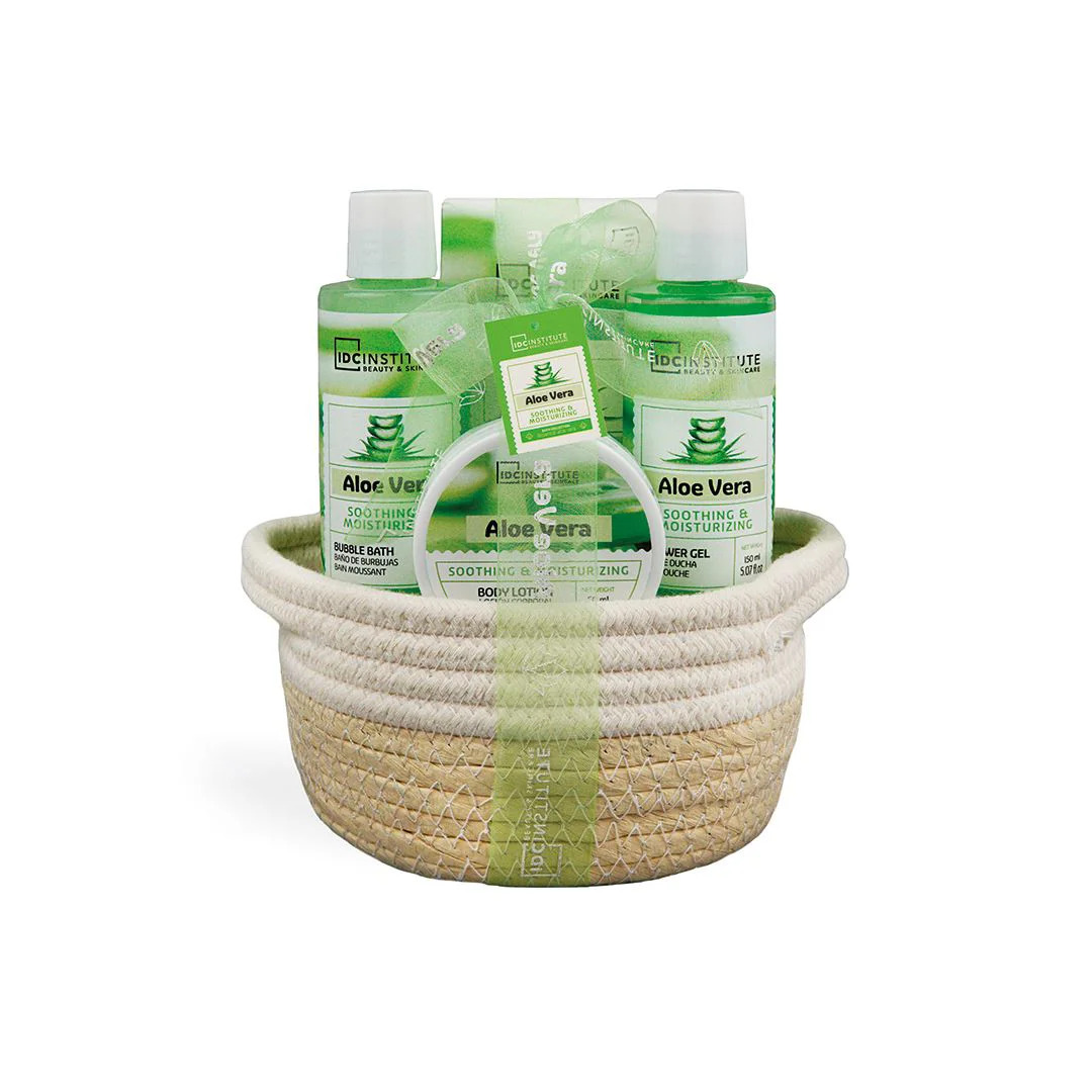 IDC Institute Aloe Vera Bath Set 4pcs